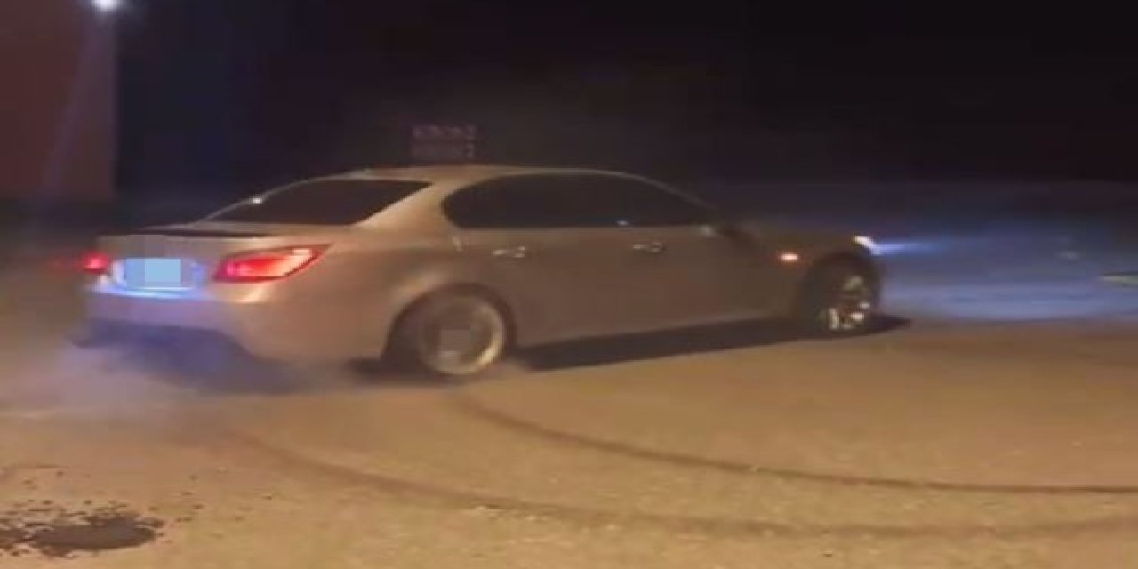 Artvin’de drift yapan sürücüye 46 bin lira cezası
