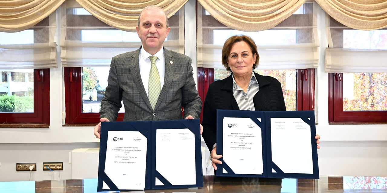 KTÜ ile Ali Osman Ulusoy Şirketi Arasında Eğitim İş Birliği Protokolü İmzalandı
