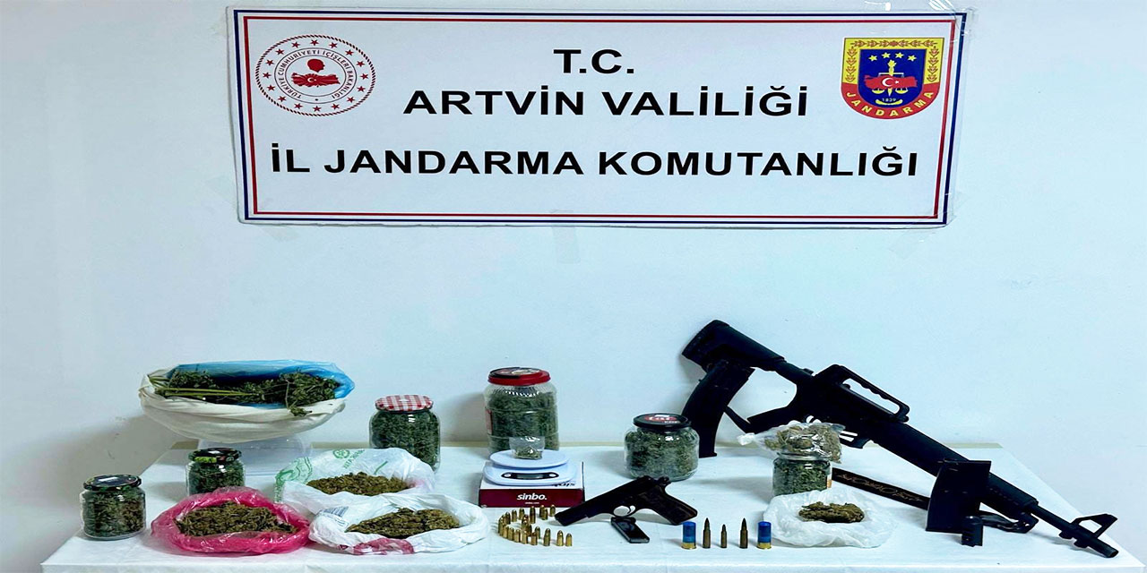 Artvin'de uyuşturucu operasyonunda yakalanan 1 zanlı tutuklandı