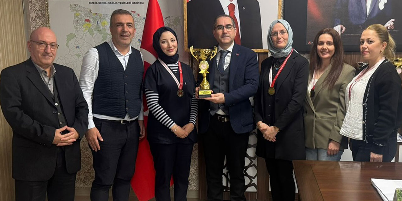 Rize İl Sağlık Müdürlüğü Kadın Masa Tenisi Takımı Bölge Şampiyonu Oldu