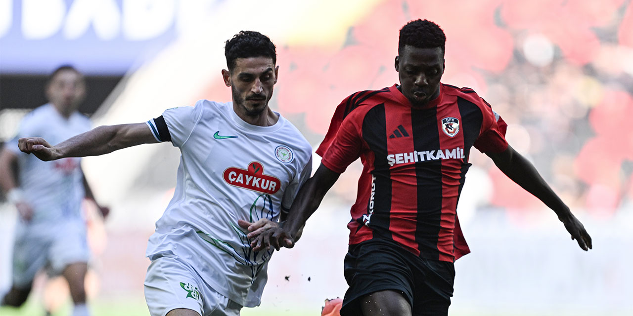 Çaykur Rizespor, Gaziantep FK ile Deplasmanda Yenişemedi. Süper Lig'de İlk Beraberlik: 2-2
