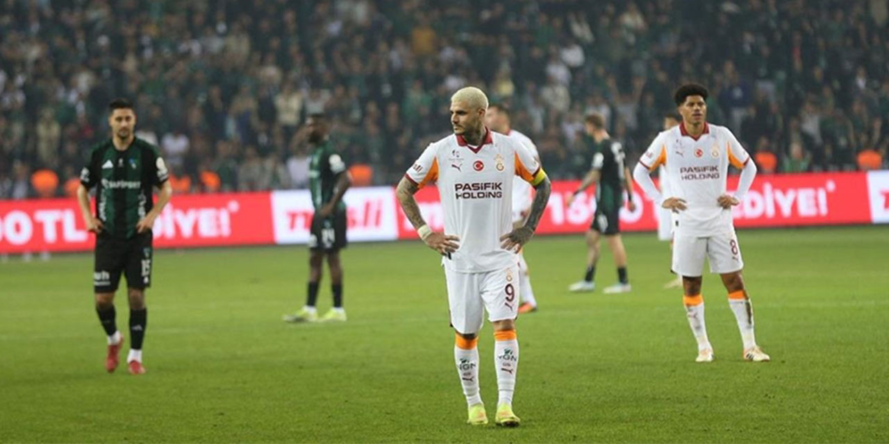 Galatasaray, namağlup ünvanını Kocaelispor karşısında kaybetti