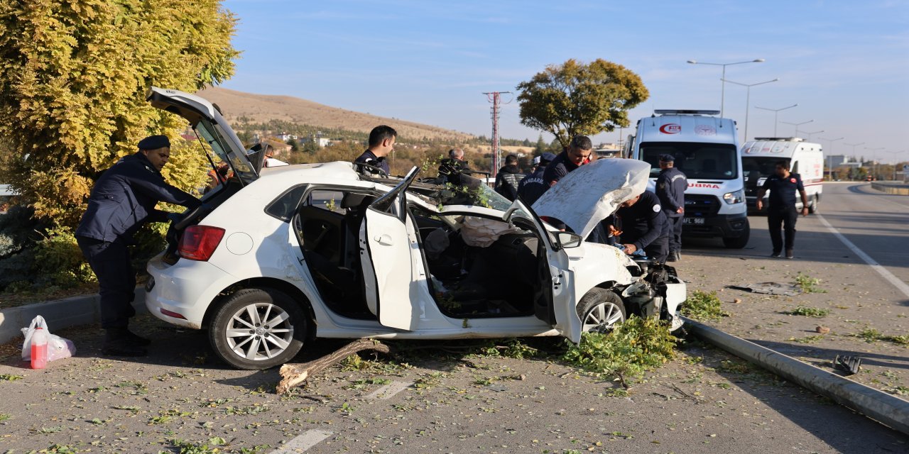 Elazığ’da ki feci kazada anne ve oğlu öldü