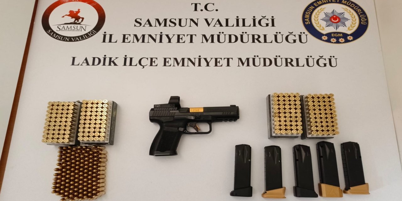Samsun'da silahla ateş eden şahıs yakalandı: 92 boş kovan ele geçirildi