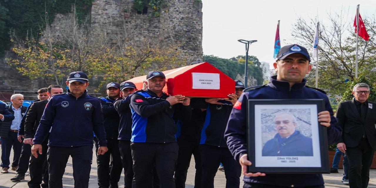 Kalp krizi sonrasında hayatını kaybeden Zabıta memuruna son görev