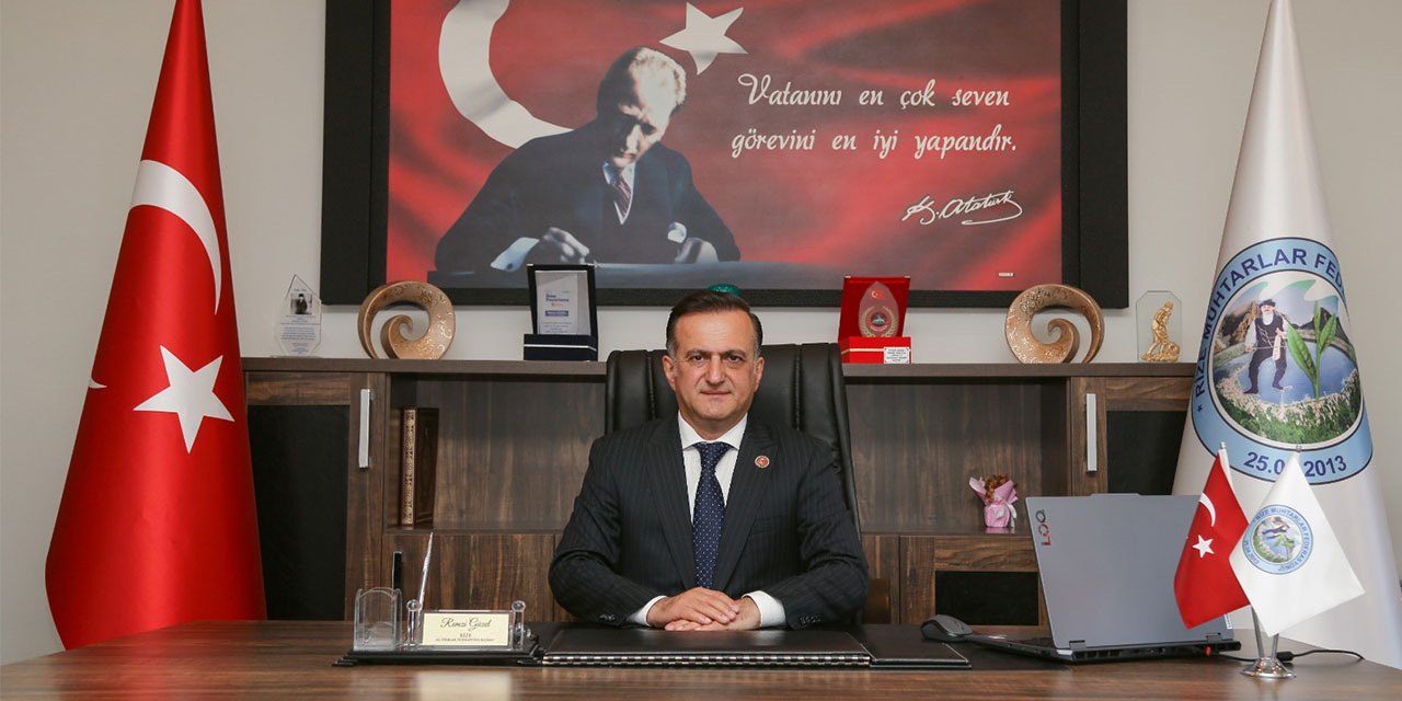 Rize Muhtarlar Federasyonu'nda Kongre Heyecanı! Başkan Remzi Güzel Yeniden Adaylığını Açıkladı