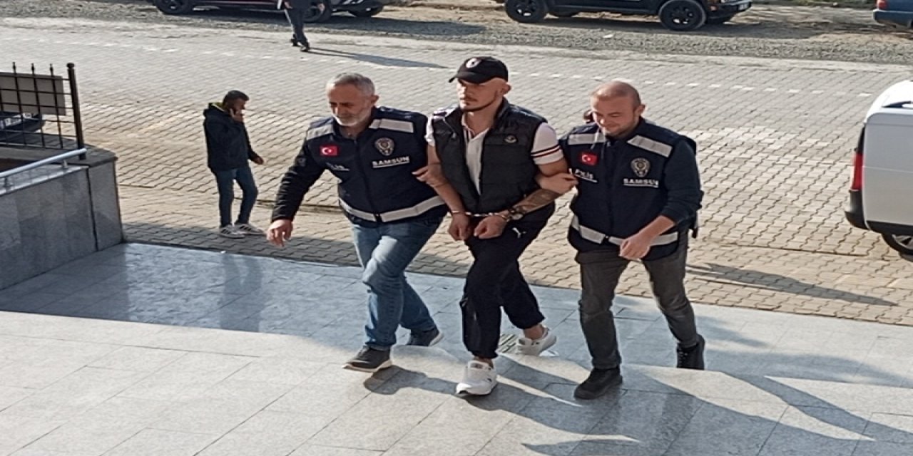 Samsun'da tartıştığı kişiyi silahla yaralayan zanlı tutuklandı
