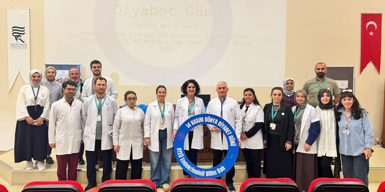 Rize'de Diyabet Bilinci Artırılıyor