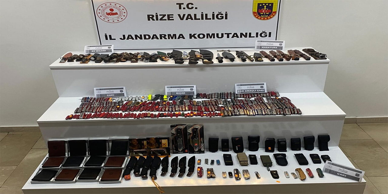 Rize'de Jandarmadan Kaçak Malzeme Operasyonu!