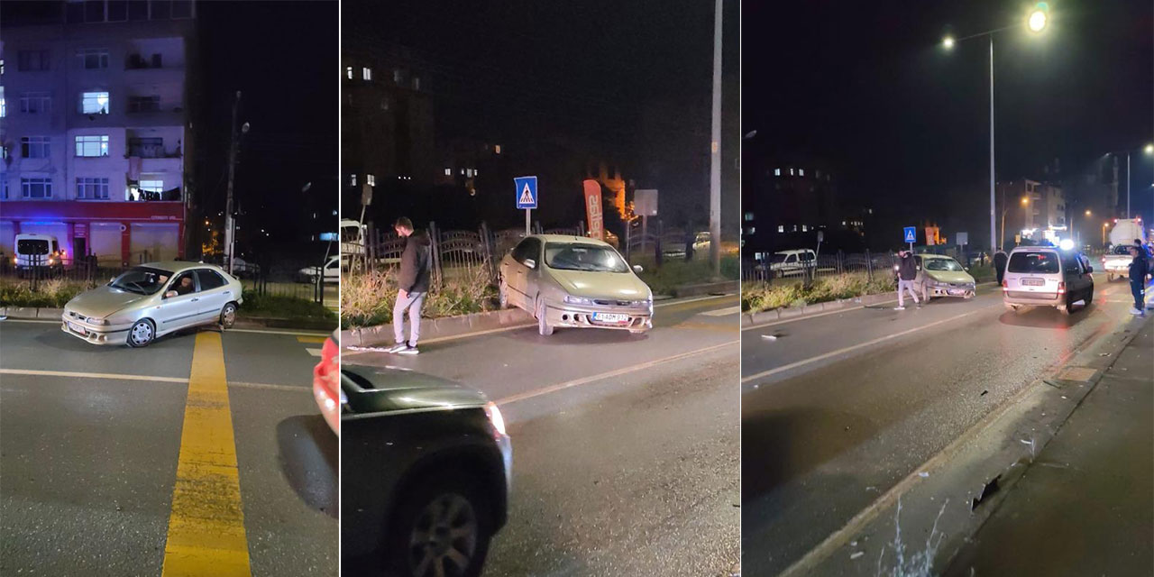 Trabzon'da zincirleme kaza: 3 yaralı