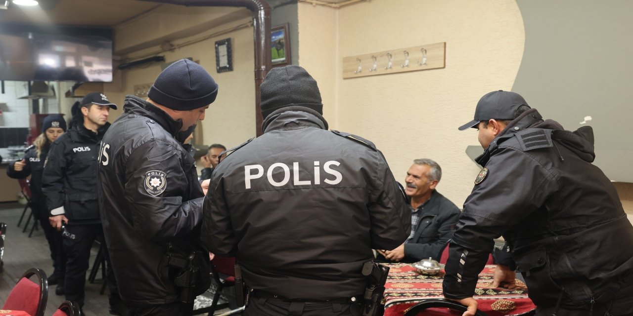 Erzurum'da polis 134 şahsı yakaladı