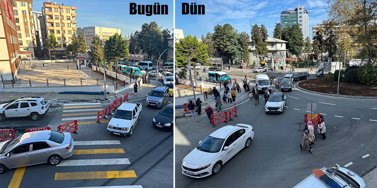 Rize'de Yaya Geçitsiz Okul Yolu Tartışma Yarattı