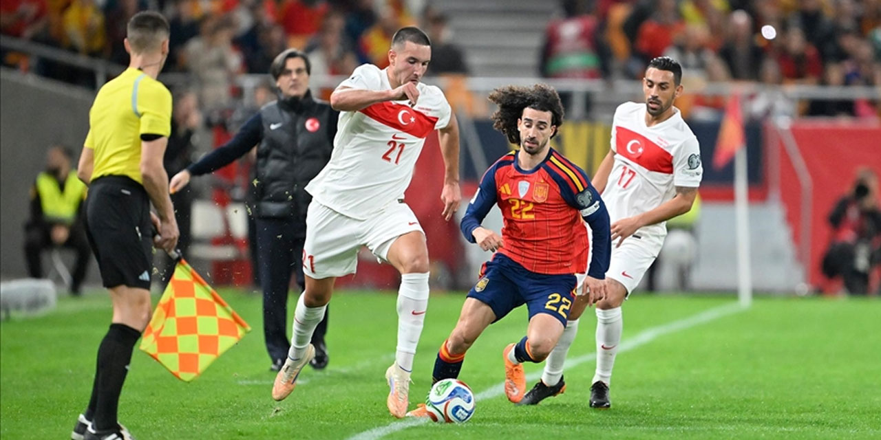 A Milli Futbol Takımı İspanya ile 2-2 berabere kaldı, play-off'larda Dünya Kupası bileti arayacak