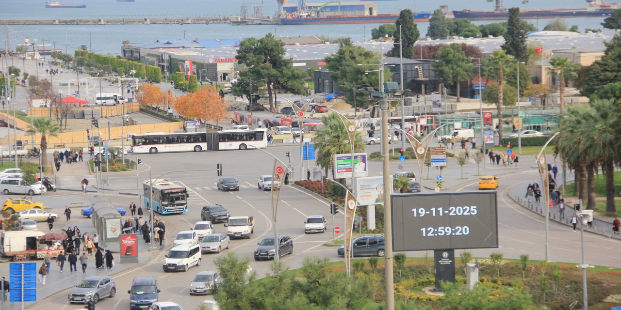 Samsun'da taşıt sayısı bir yılda 40 bin arttı