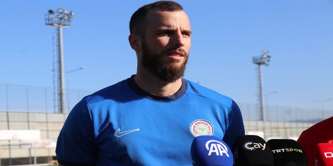 Çaykur Rizesporlu futbolcu Jurecka, Fenerbahçe maçı öncesi değerlendirmede bulundu: