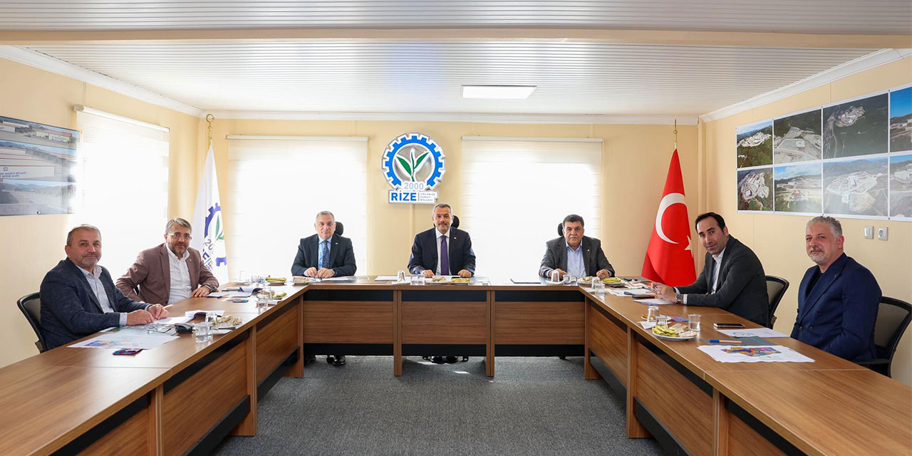 Rize OSB'de 2. Etap Çalışmaları Görüşüldü