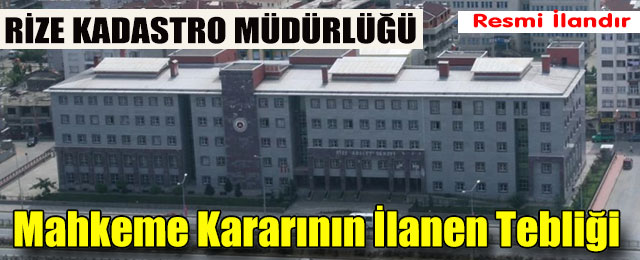 Mahkeme Kararının İlanen Tebliği