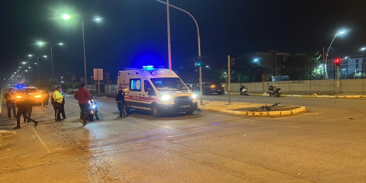 Otomobil bisiklete çarptı; 1 ölü
