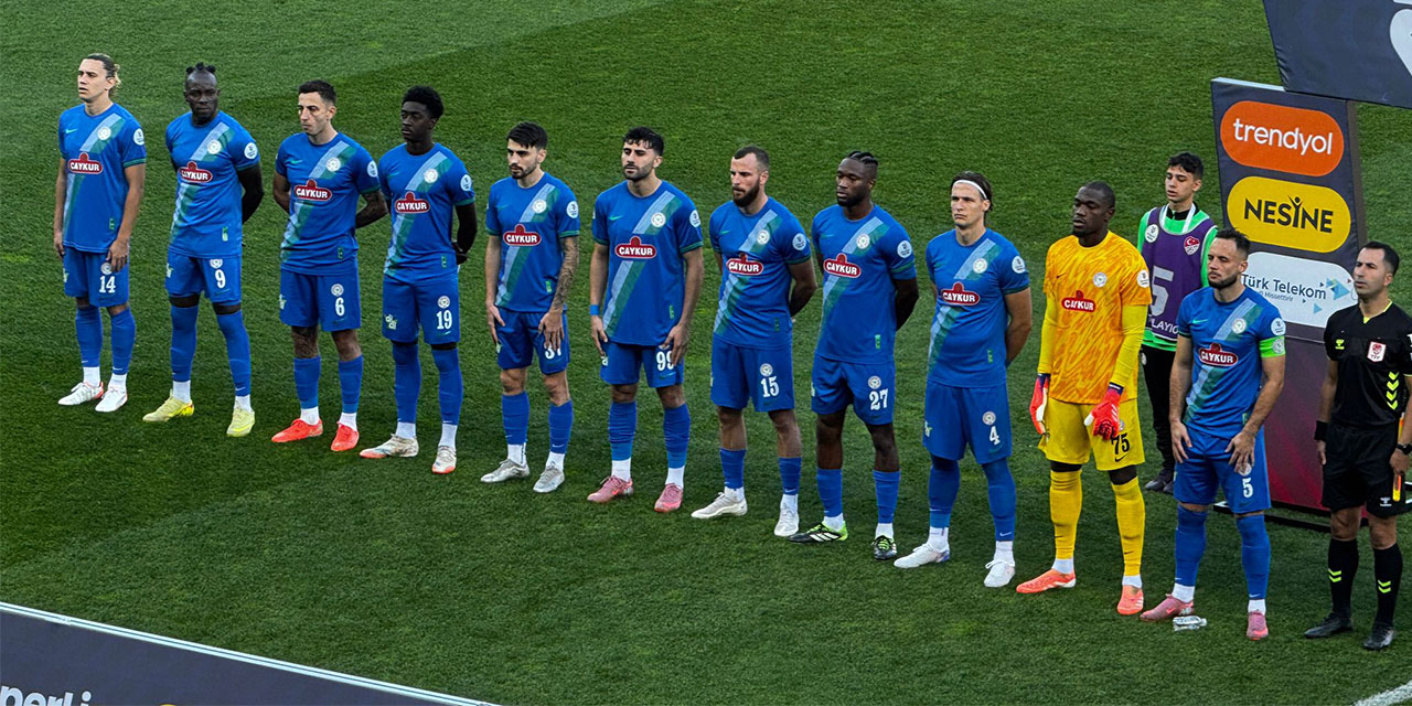 Çaykur Rizespor'un Kayserispor Maçı İlk 11'i Belli Oldu