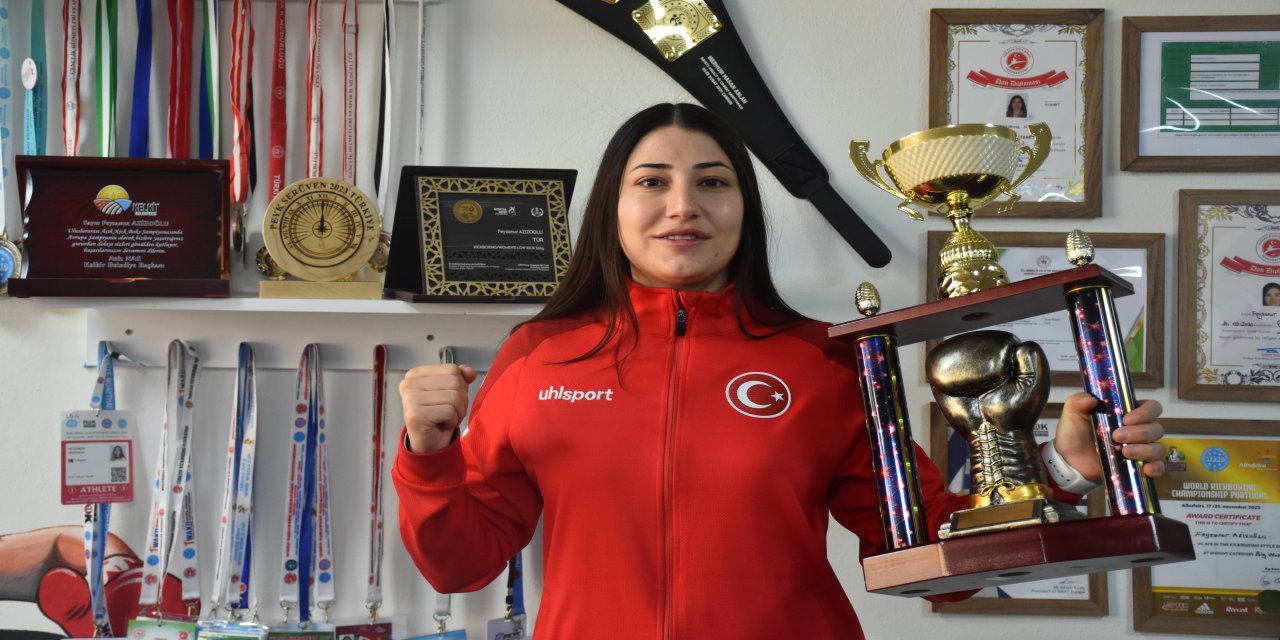 Savate Combat Dünya Şampiyonası'nda dünya ikincisi olan Azizoğlu, yeni başarılar için çalışıyor