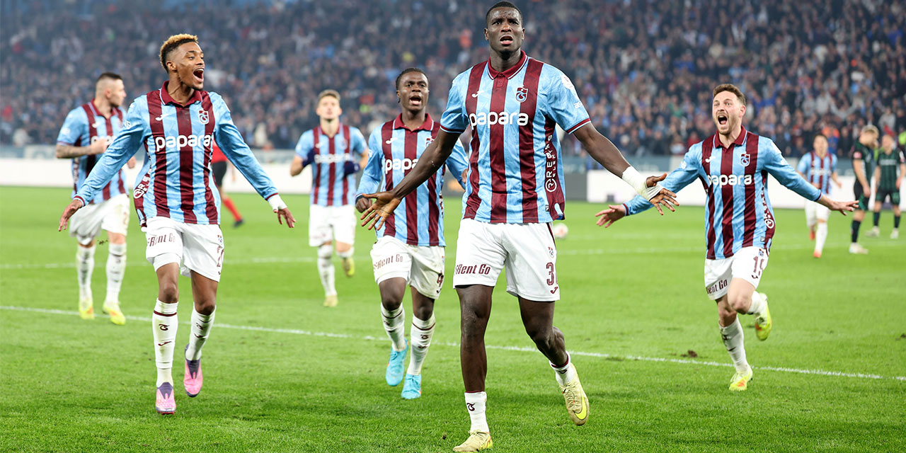 Trabzonspor, Konyaspor'u yenerek zirve yarışını sürdürdü