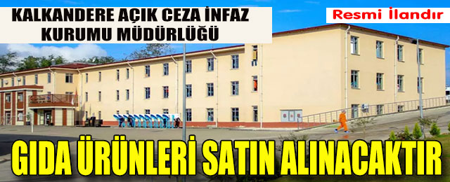 Gıda Ürünleri Satın Alınacaktır