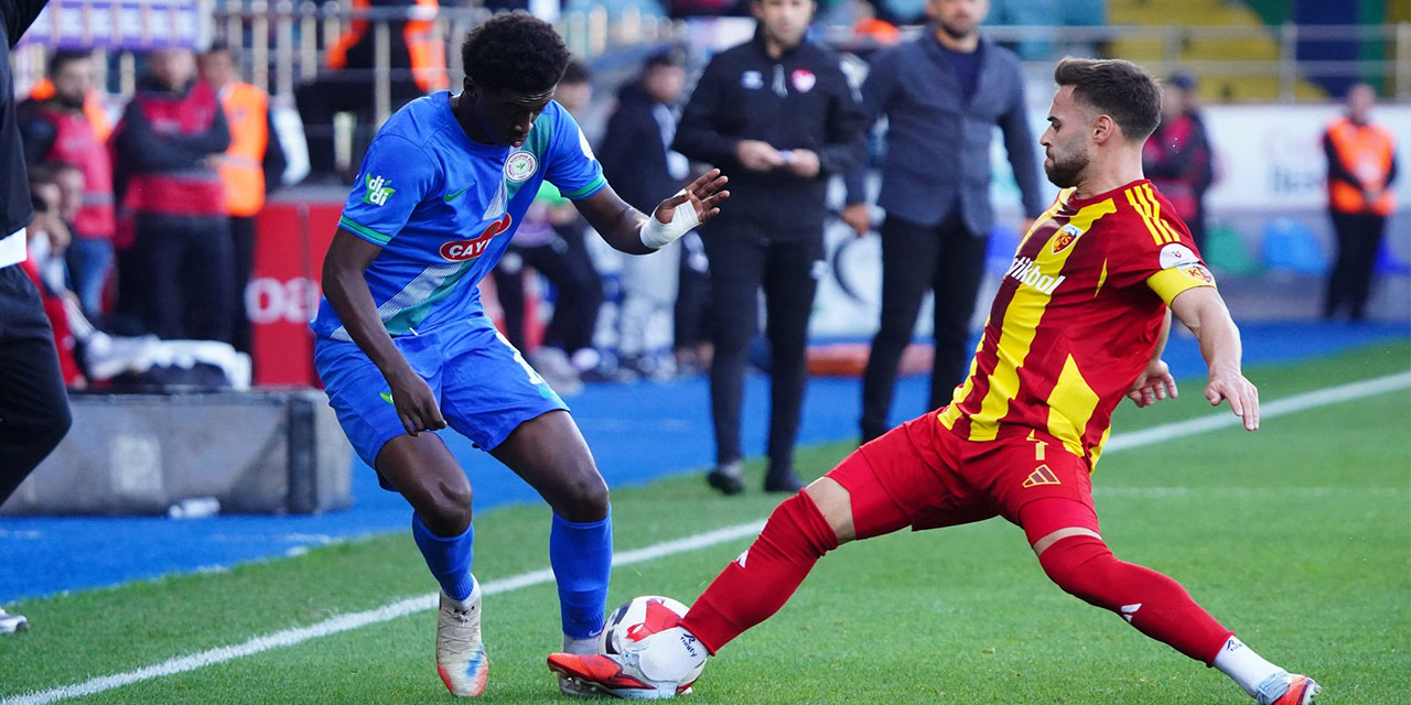 Çaykur Rizespor ve Kayserispor PFDK'lık Oldu