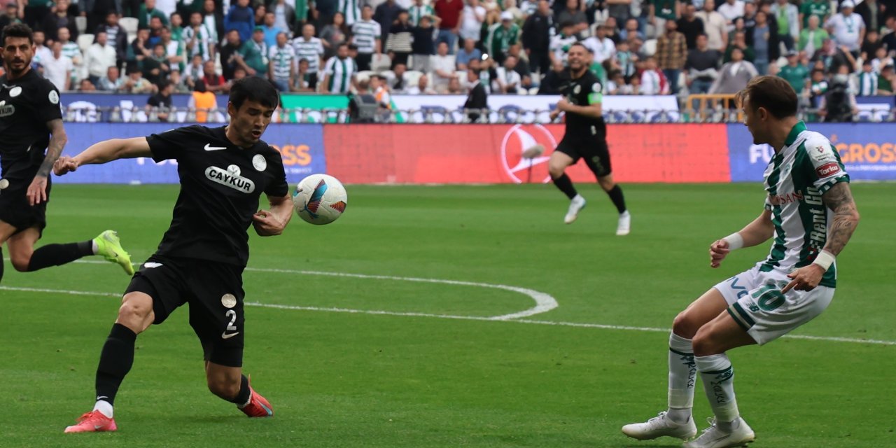 Konyaspor ile Çaykur Rizespor 33. randevuda