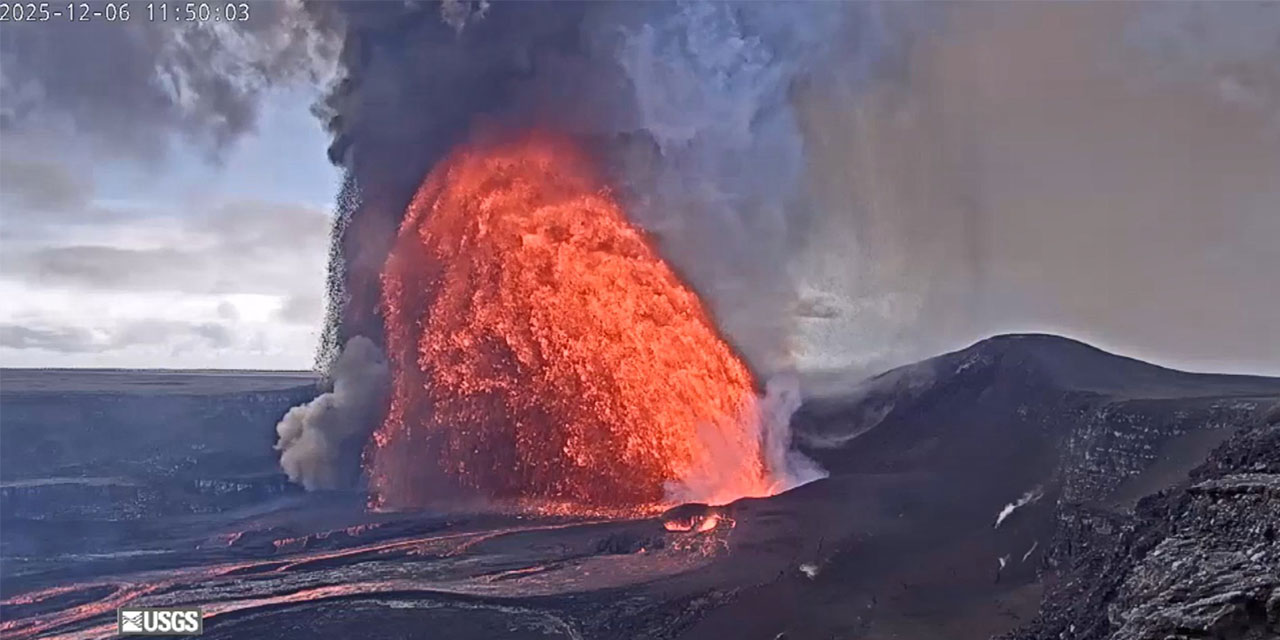 Hawaii'deki Kilauea Yanardağı yeniden lav püskürttü