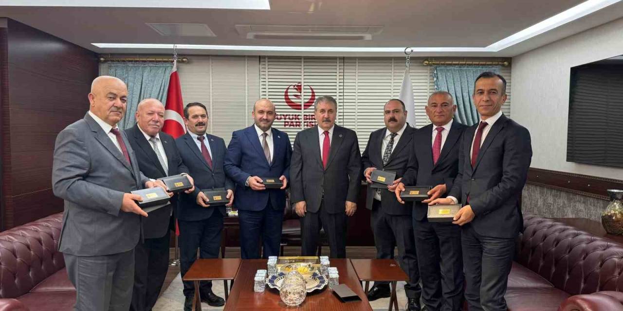 Belediye Başkanları ve Ak Parti Eskişehir İl Başkanı Albayrak, BBP Lideri Destici’yi Ziyaret Etti