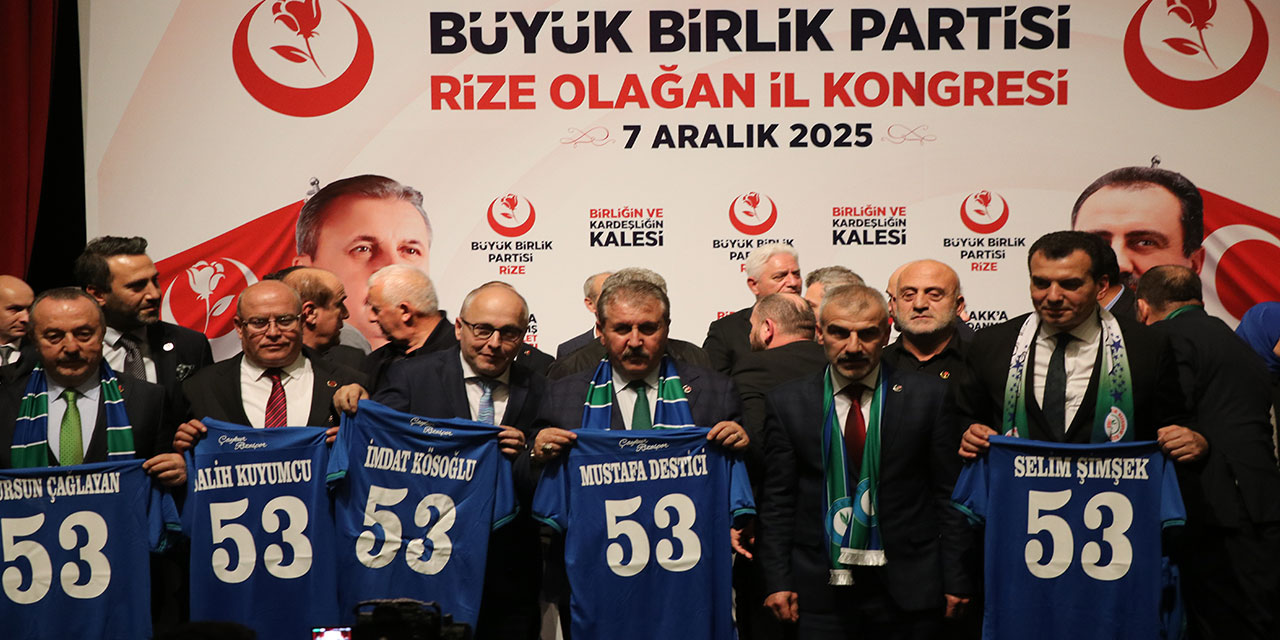 Destici Rize'de Konuştu: Asgari ücret 33 bin lira seviyesine gelmeli