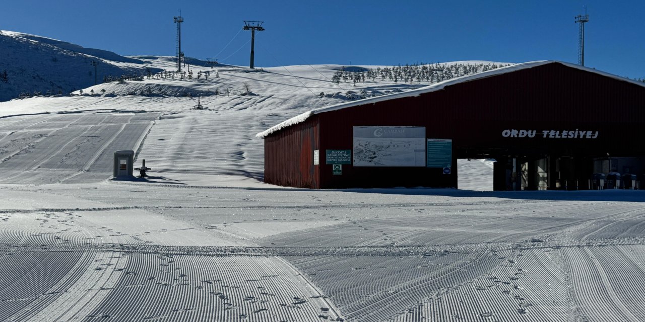 Denize en yakın kayak merkezi sezona hazır