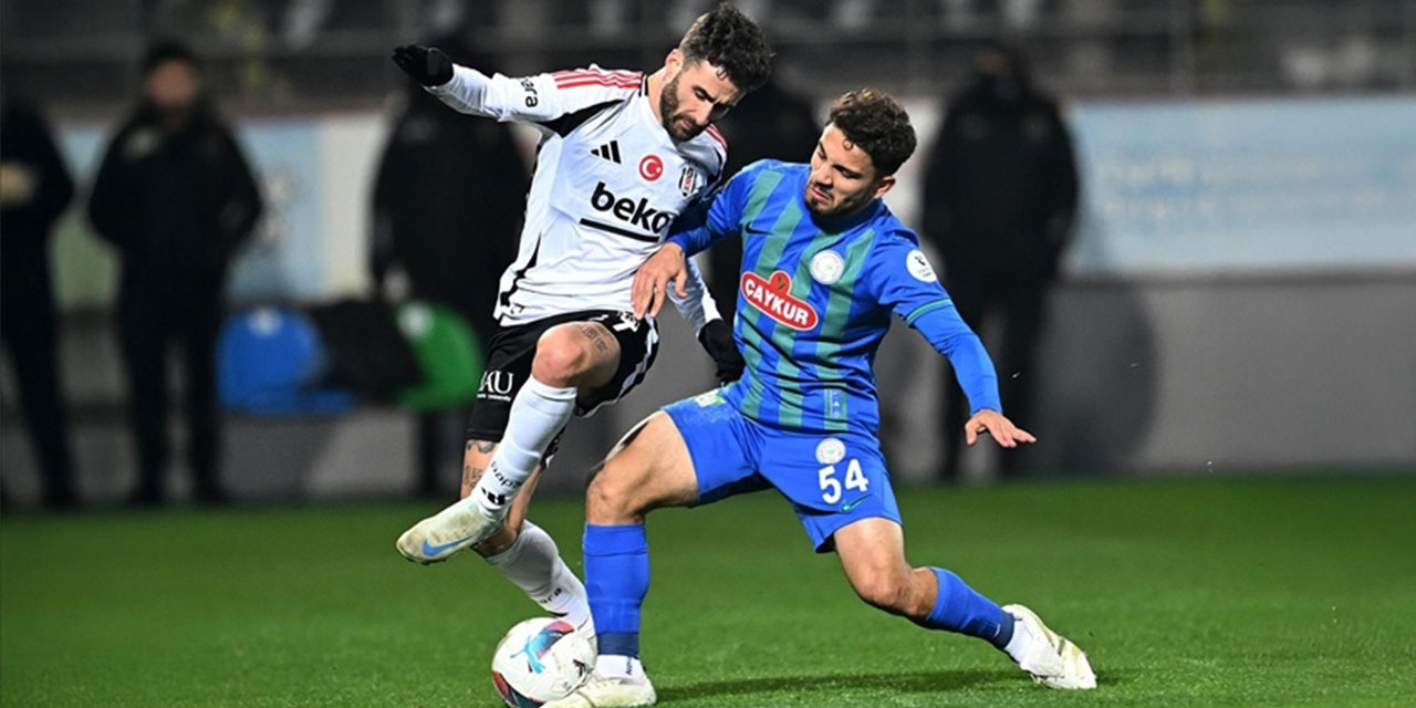 Beşiktaş ile Çaykur Rizespor 47. randevuda
