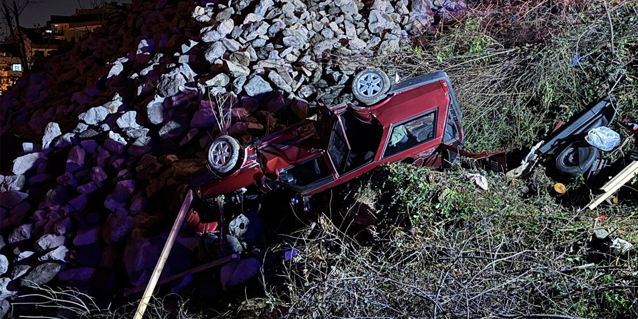 Trabzon'da otomobilin şarampole devrildiği kazada 1 kişi öldü, 3 kişi yaralandı