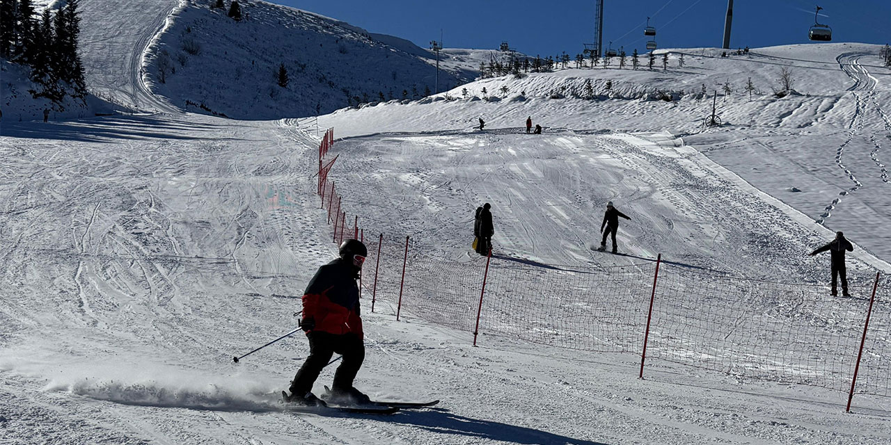Denize en yakın kayak merkezinde sezon açıldı; hedef 1 milyon ziyaretçi