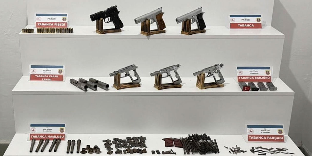 Rize’de Silah İmalathanesine Jandarma Operasyonu: 3 Gözaltı