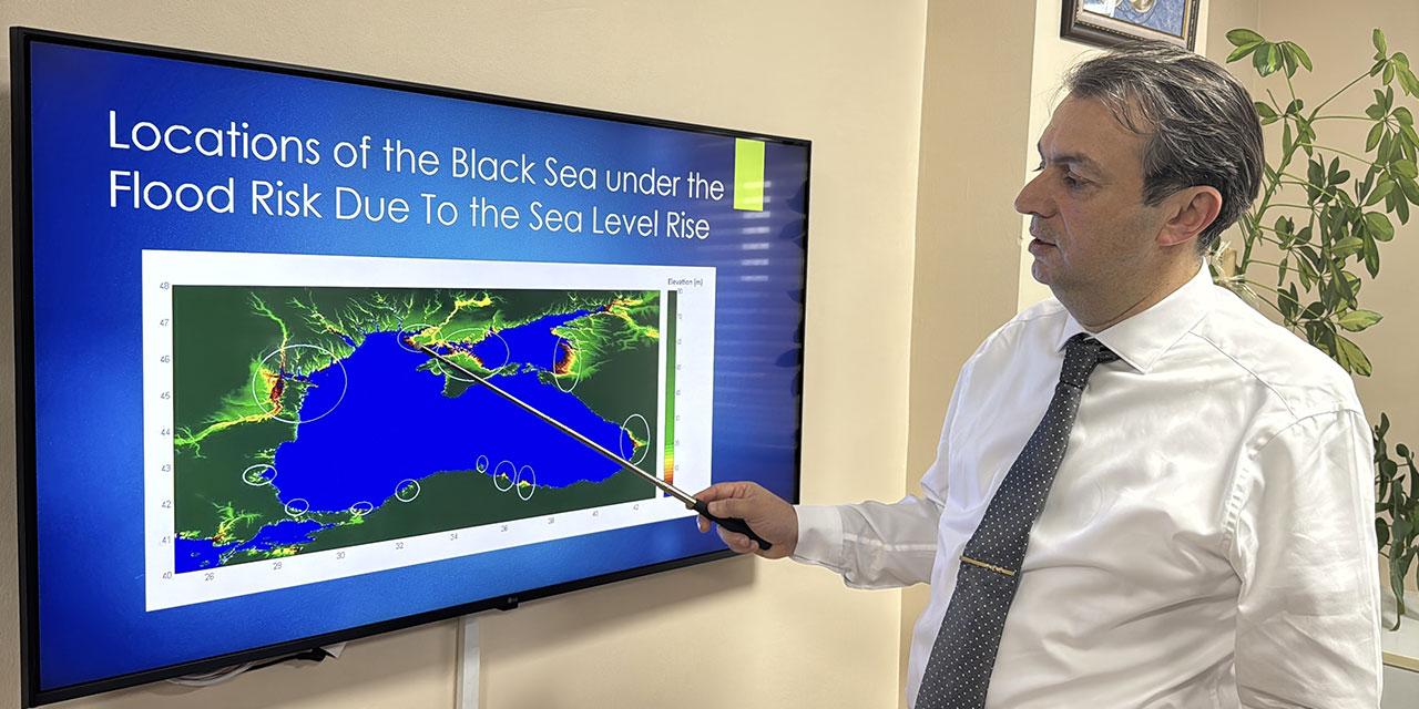 Zonguldak'ta yapılan uydu çalışmasında Karadeniz'in seviyesinin yükseldiği tespit edildi