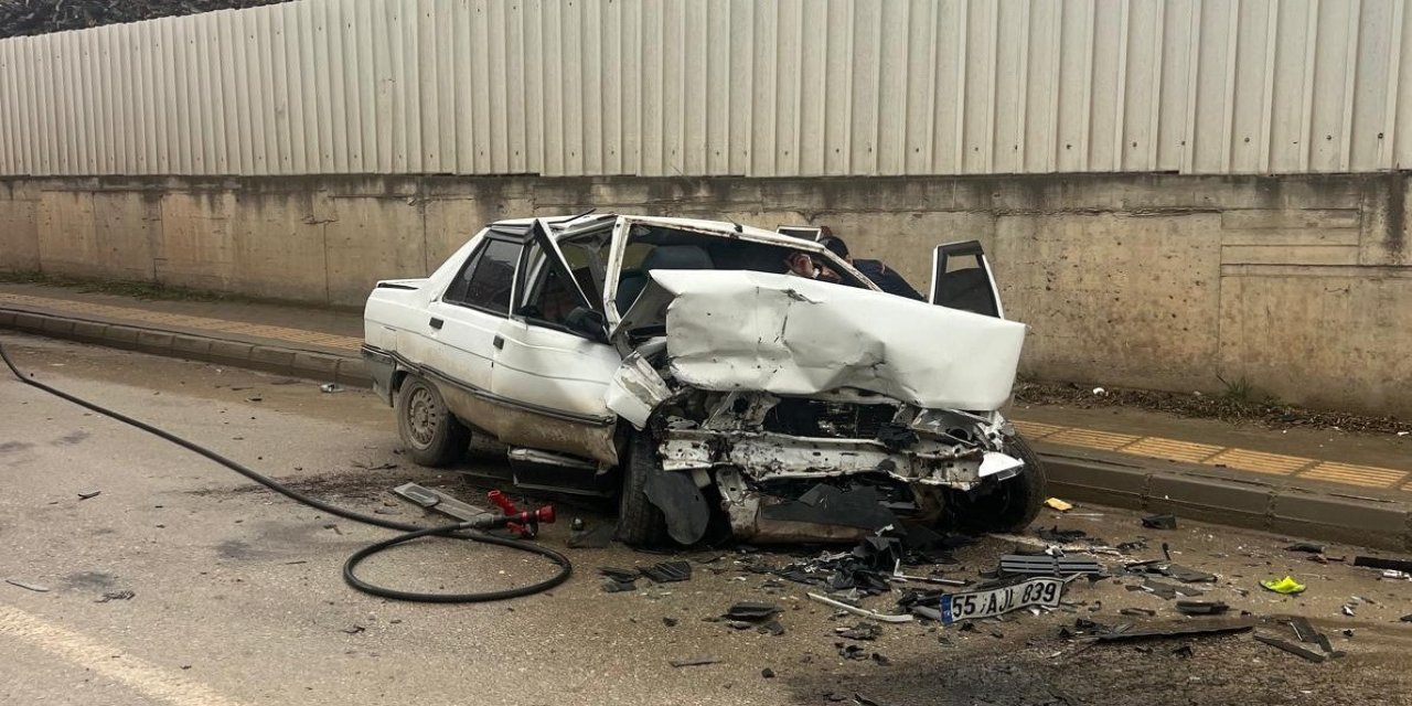 Samsun'da zincirleme kaza: 3 yaralı