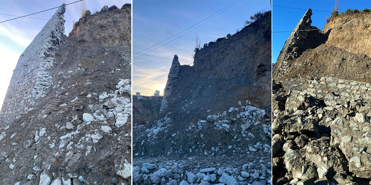 Rize’de Korkutan Heyelan: Belediyenin Mezarlık Yolu Vatandaşa Mezar Oluyordu!