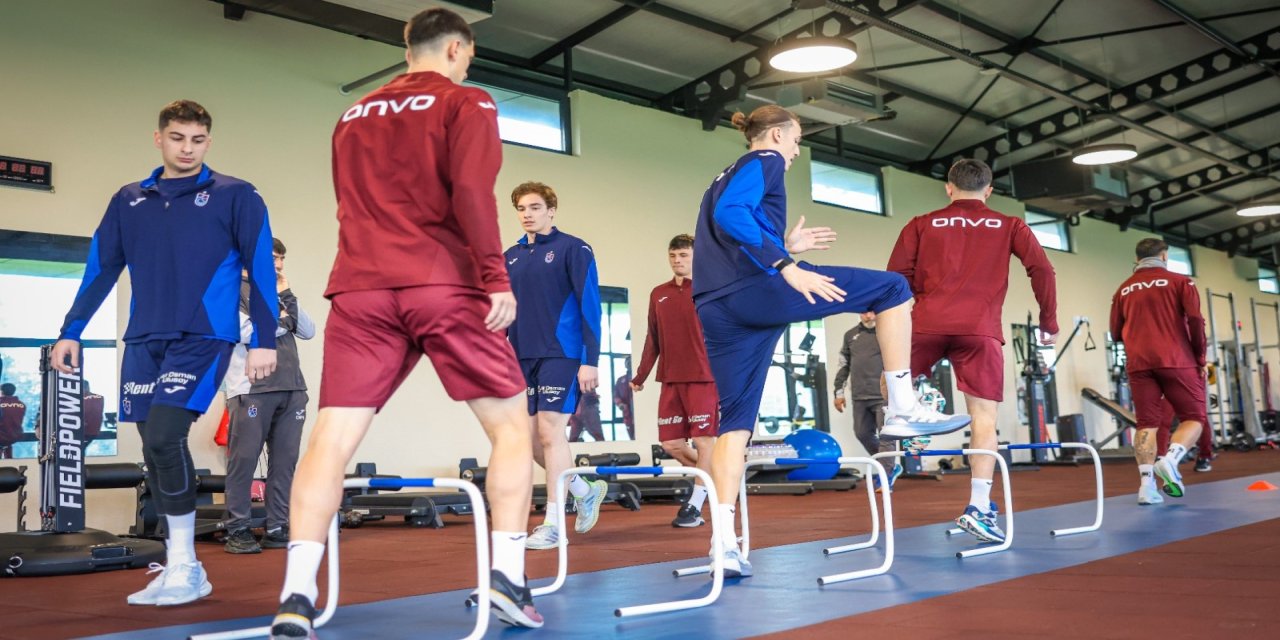 Trabzonspor, Süper Kupa mesaisinde kuvvet çalıştı