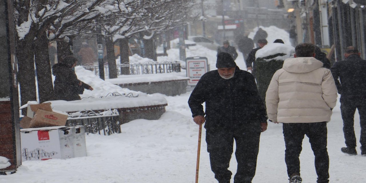 Doğu buz kesti; 2 ilçe eksi 25 dereceyi gördü