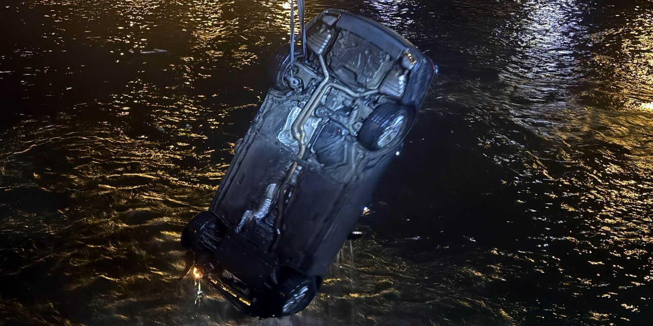 Amasya'da nehre düşen otomobildeki 1 kişi öldü, 1 kişi yaralandı
