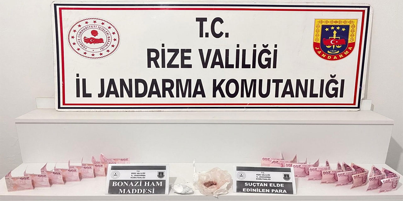Rize'de Uyuşturucu Operasyonu: 1 Kişi Tutuklandı