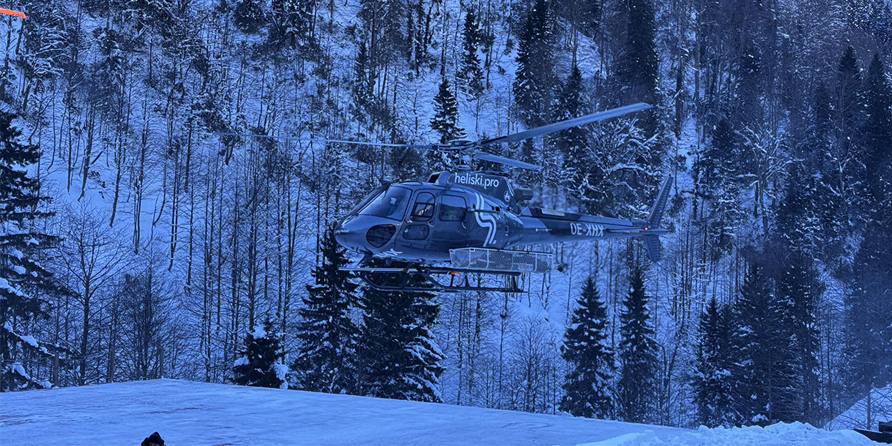 Kaçkar Dağları'nda "heliski" heyecanı başladı