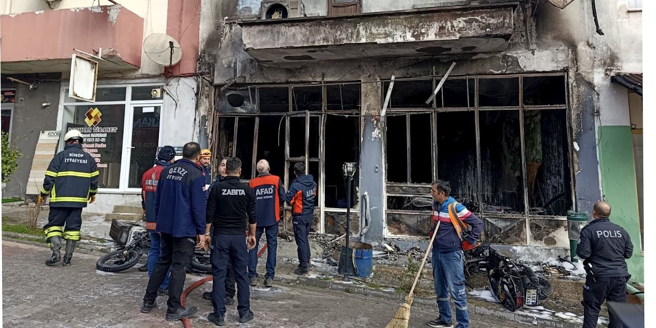 Sinop'ta iş yerinde meydana gelen patlamada bir kişi ağır yaralandı