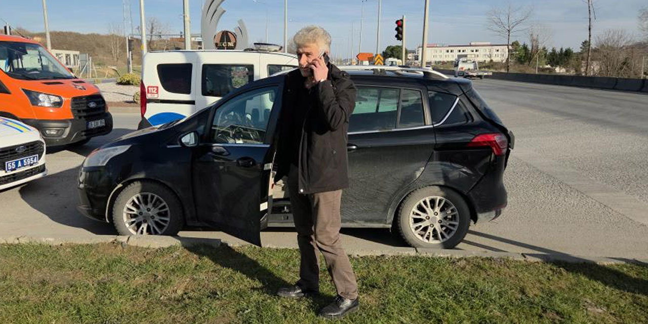 Yeni aldığı aracıyla kaza yaptı: 2 yaralı