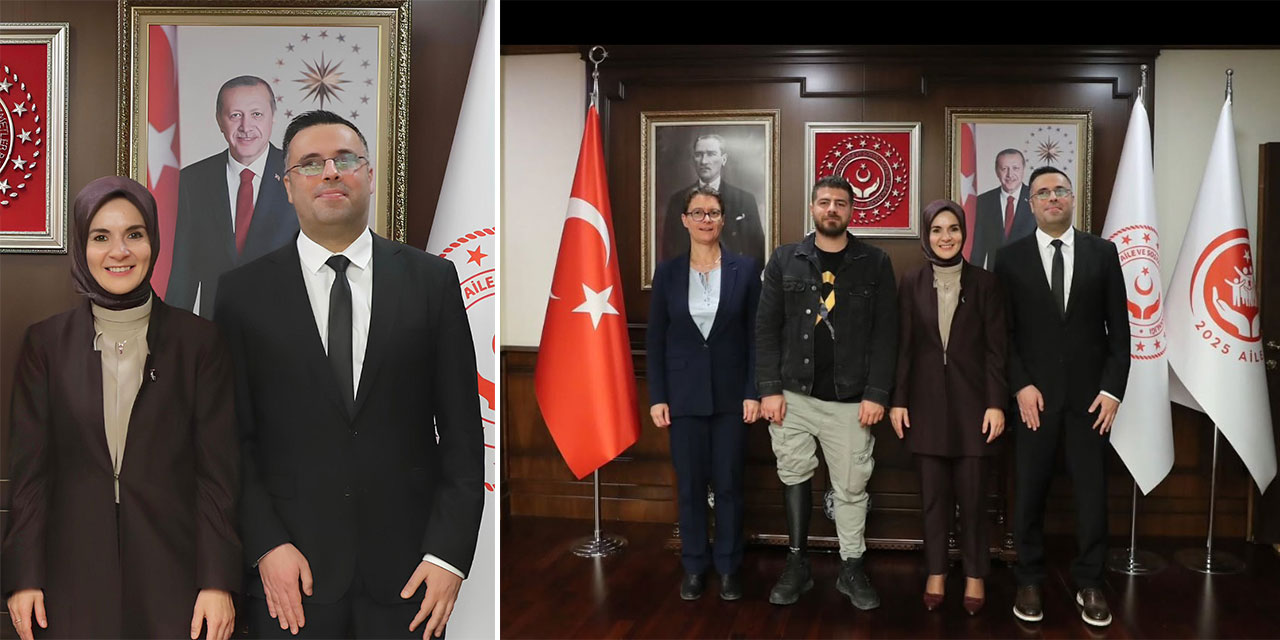 Kendisi gibi engellilerin bakanlıktaki danışmanı