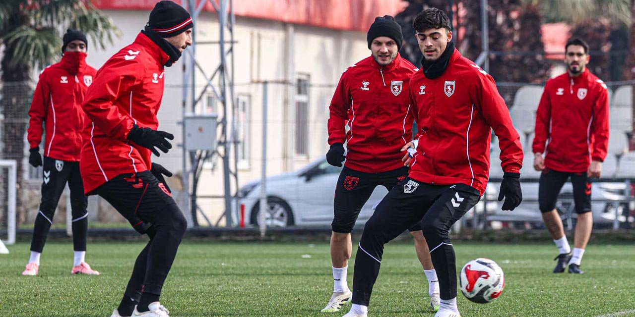 Samsunspor, Aliağa maçı hazırlıklarını tamamladı