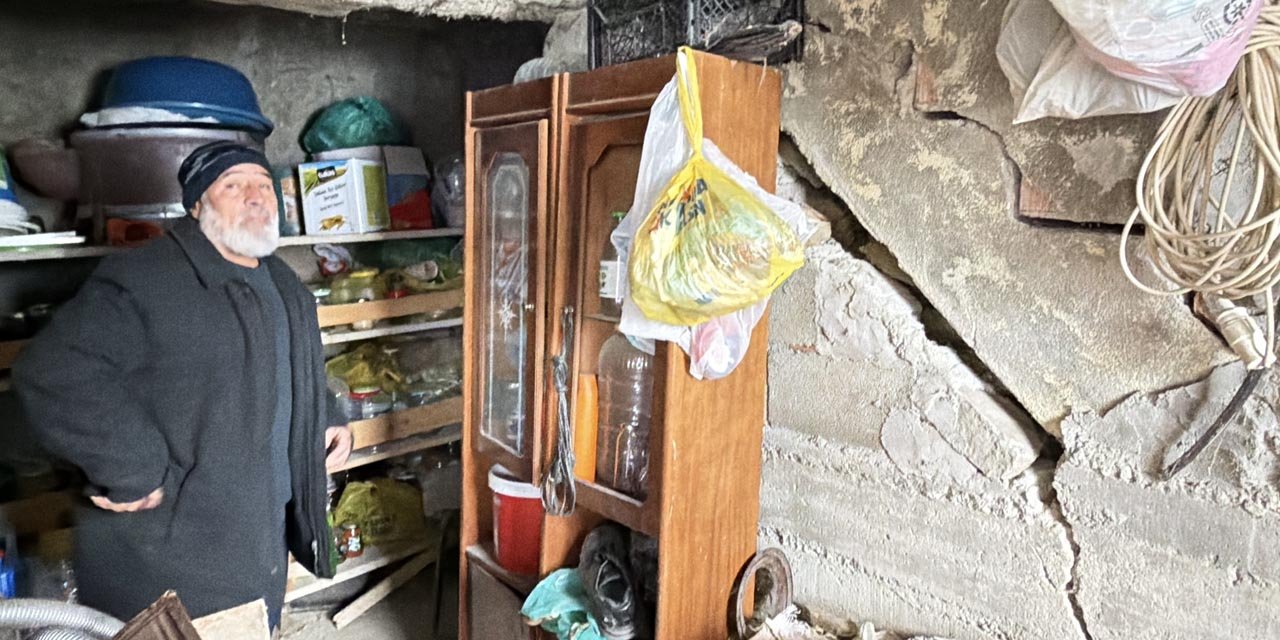 Bartın'da heyelan; 16 evin duvarlarında çatlaklar oluştu