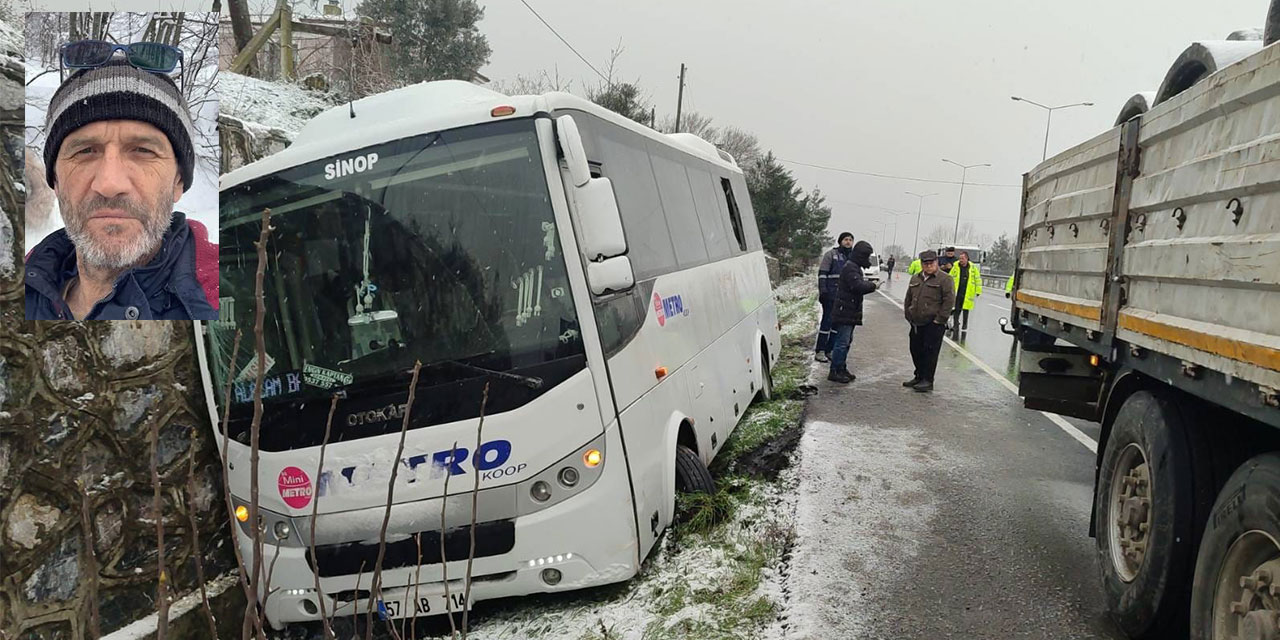 Samsun'da otobüs, yol kenarındaki kazazedelere çarptı; 1 ölü, 3 yaralı